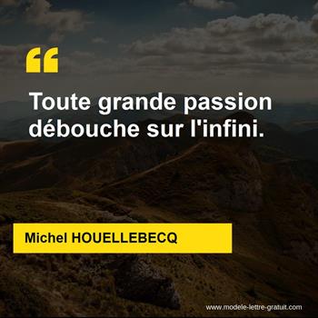Citations Michel HOUELLEBECQ