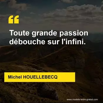 Citation Michel HOUELLEBECQ