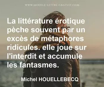 Citation de Michel HOUELLEBECQ