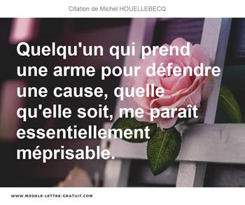 Citations Michel HOUELLEBECQ