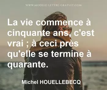 Citation de Michel HOUELLEBECQ