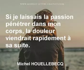 Citation de Michel HOUELLEBECQ