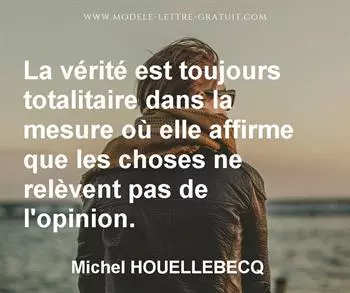 Citation de Michel HOUELLEBECQ