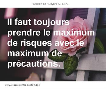 Citations Rudyard KIPLING