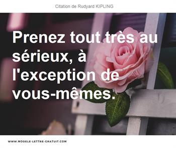 Citations Rudyard KIPLING