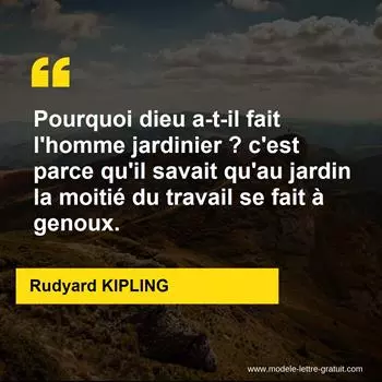 Citation Rudyard KIPLING