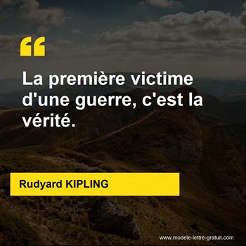 Citations Rudyard KIPLING