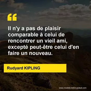 Citation Rudyard KIPLING