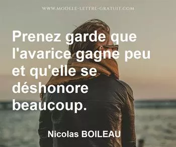 Citation de Nicolas BOILEAU