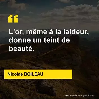 Citation Nicolas BOILEAU