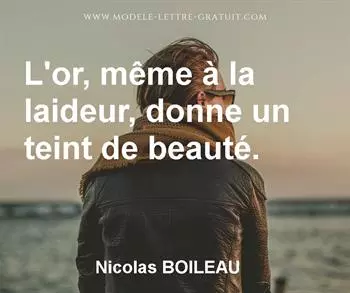 Citation de Nicolas BOILEAU