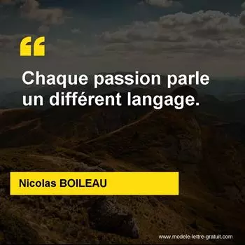Citation Nicolas BOILEAU