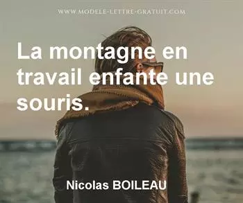 Citation de Nicolas BOILEAU