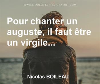 Citation de Nicolas BOILEAU