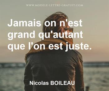 Citation de Nicolas BOILEAU