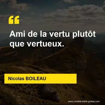 Citation Nicolas BOILEAU