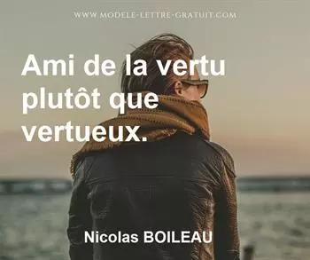 Citation de Nicolas BOILEAU