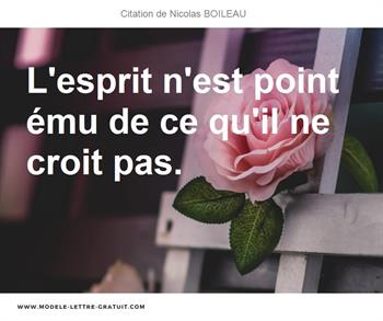 Citations Nicolas BOILEAU