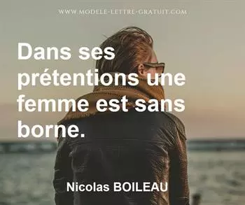 Citation de Nicolas BOILEAU