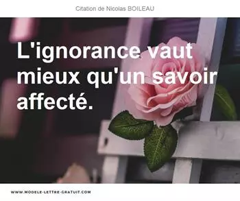 Citations Nicolas BOILEAU