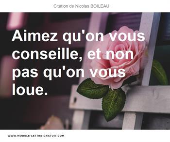 Citations Nicolas BOILEAU