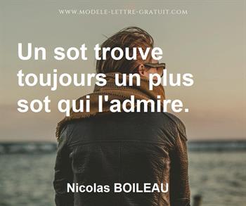 Citation de Nicolas BOILEAU
