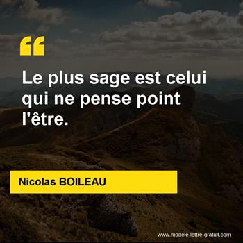 Citation de Nicolas BOILEAU