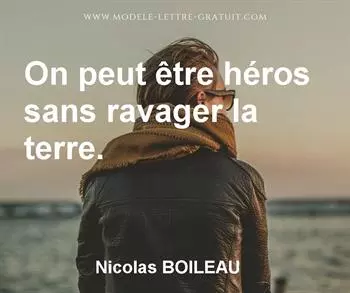 Citation de Nicolas BOILEAU