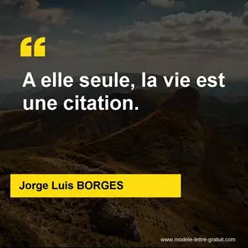Citation Jorge Luis BORGES