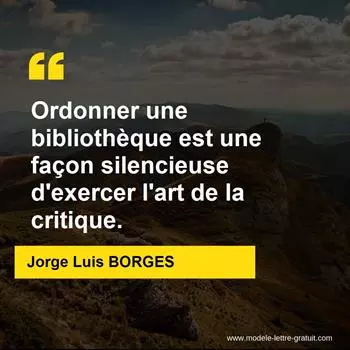 Citation Jorge Luis BORGES
