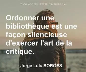 Citation de Jorge Luis BORGES