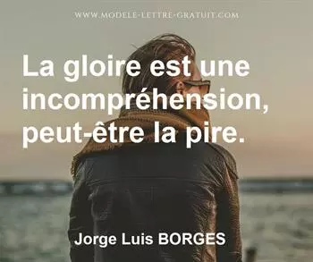 Citation de Jorge Luis BORGES