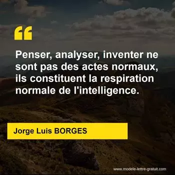 Citation Jorge Luis BORGES