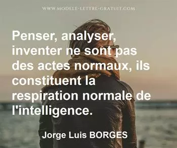 Citation de Jorge Luis BORGES