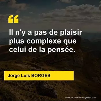 Citation Jorge Luis BORGES