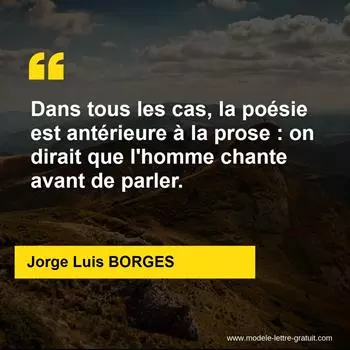 Citation Jorge Luis BORGES