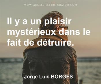 Citation de Jorge Luis BORGES