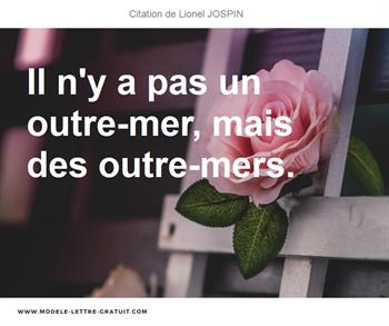 Citations Lionel JOSPIN