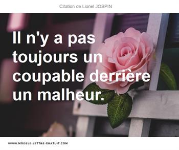 Citations Lionel JOSPIN