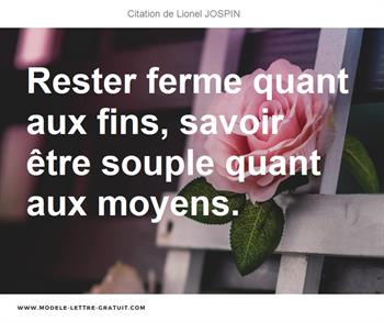 Citations Lionel JOSPIN