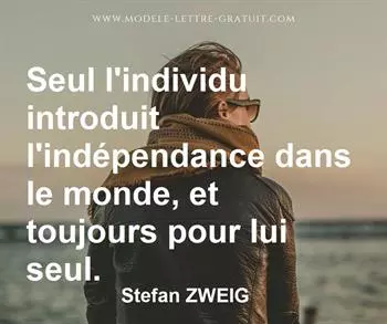 Citation de Stefan ZWEIG