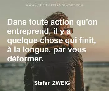 Citation de Stefan ZWEIG