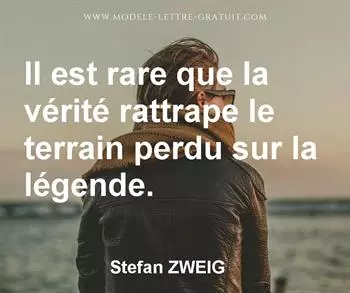 Citation de Stefan ZWEIG