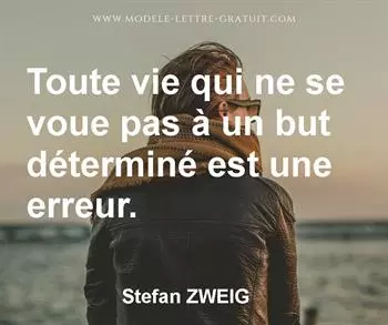 Citation de Stefan ZWEIG