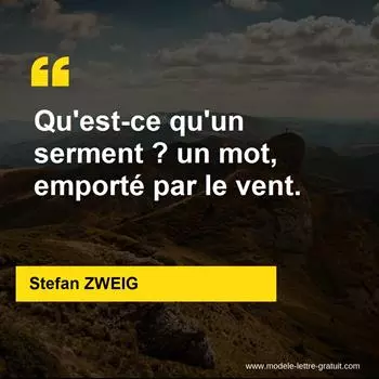 Citation Stefan ZWEIG