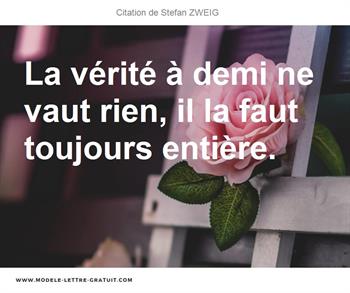 Citations Stefan ZWEIG