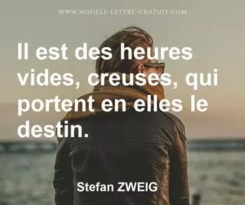 Citation de Stefan ZWEIG