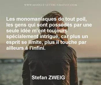 Citation de Stefan ZWEIG