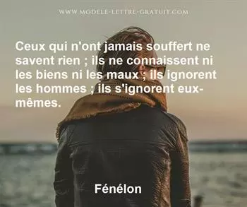 Citation de Fénélon