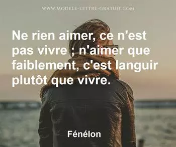 Citation de Fénélon